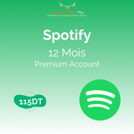Compte Spotify Premium 12 mois