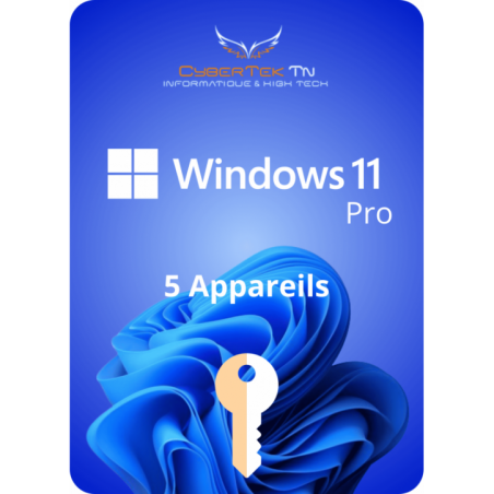 Microsoft Windows 11 Pro Cd Key 5 Appareils Retail